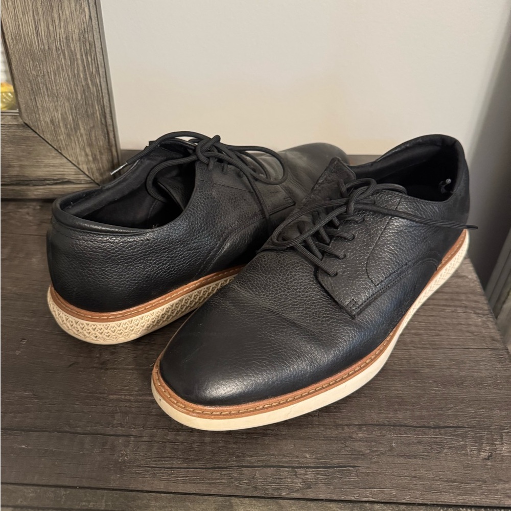 Black Leather Men's Shoes